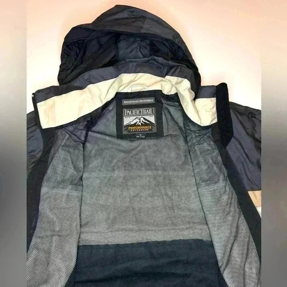 Pacific Trail Mens Outerwear Performance Waterproof Breathable Jacket Size M - Picture 7 of 11